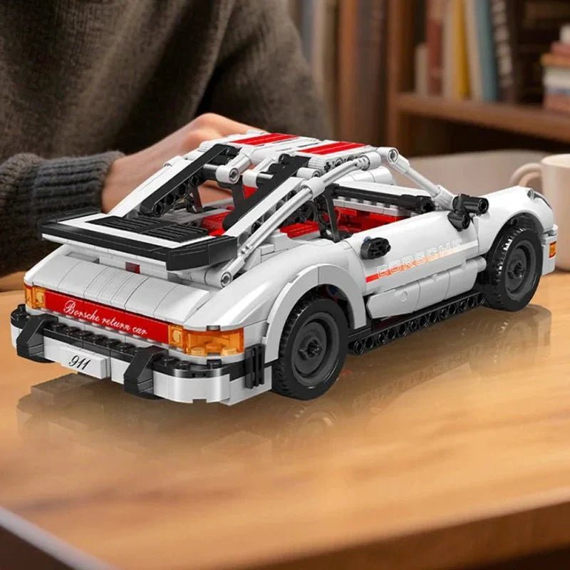 Mould King 15063 - Classic 911 Rear-Engine Sports Coupe - vue 7 | Power Blockz