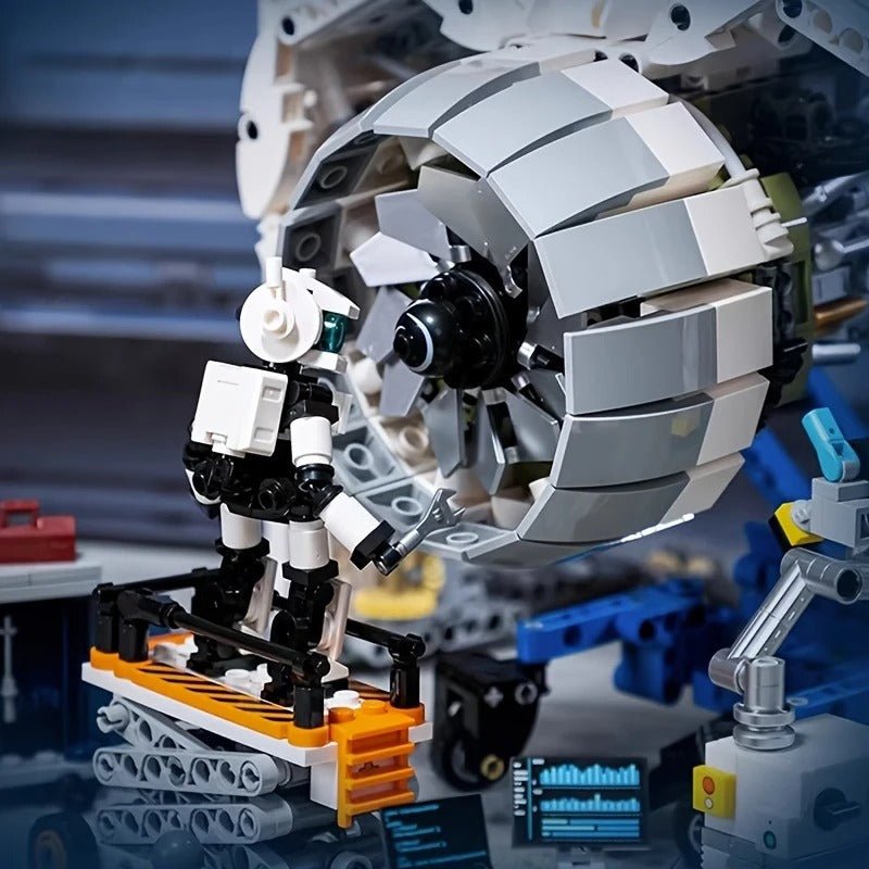 Pantasy 85006 - Aircraft Maintenance Plant Workshop - vue 3 | Power Blockz