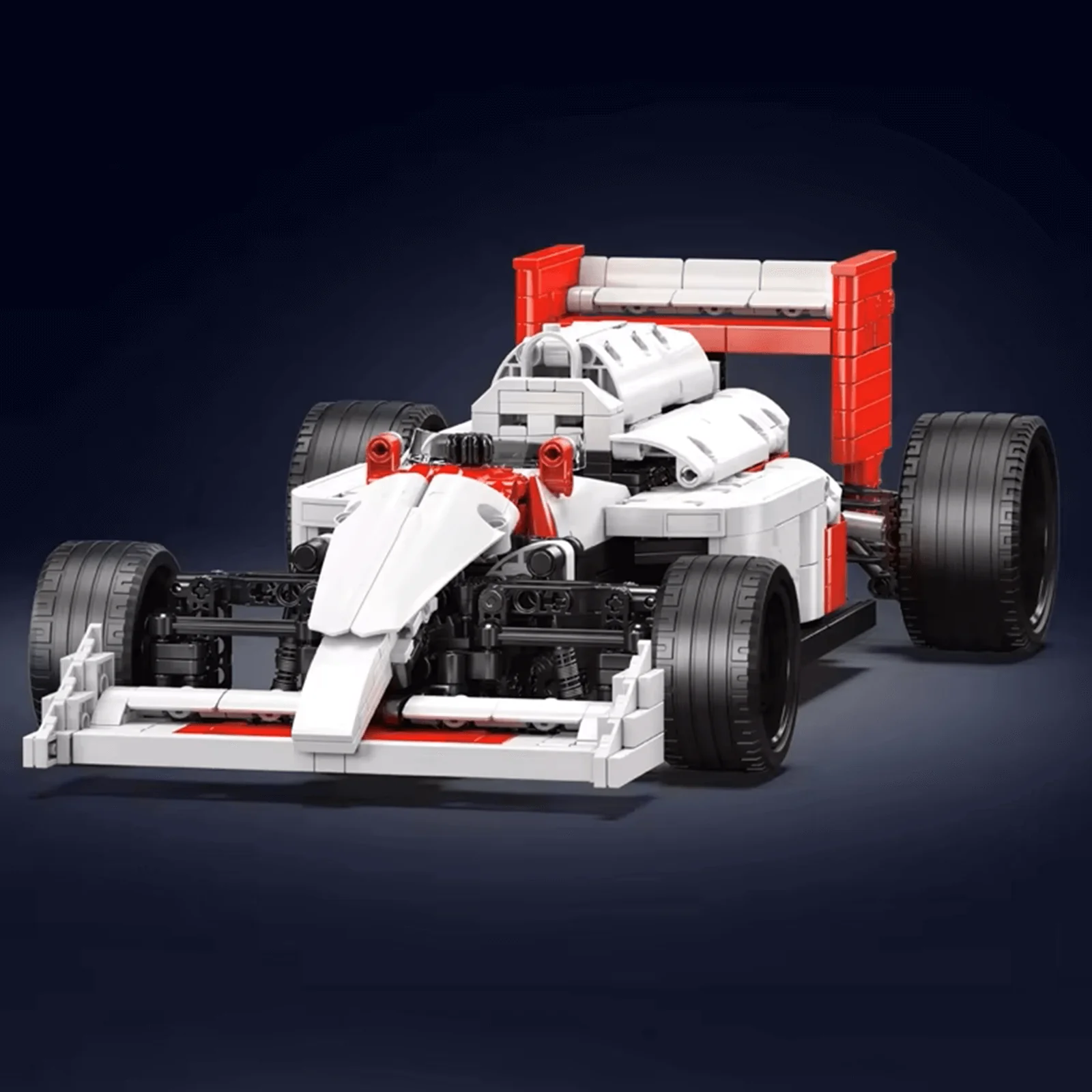 Mould King 10132 - Stickers included - Iconic 80s Turbo GP Car - vue 2 | Power Blockz