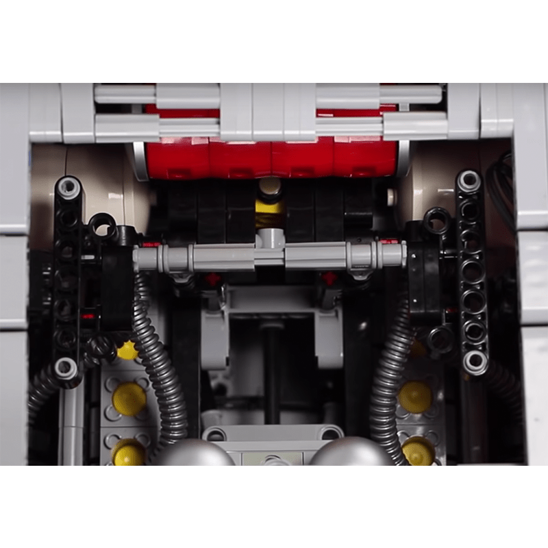 Mould King 19004S - Pneumatic Airport Rescue Truck - vue 4 | Power Blockz