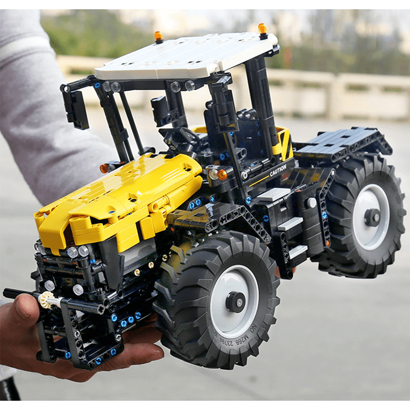 Mould King 17019 - High-Speed Farm Tractor - vue 8 | Power Blockz