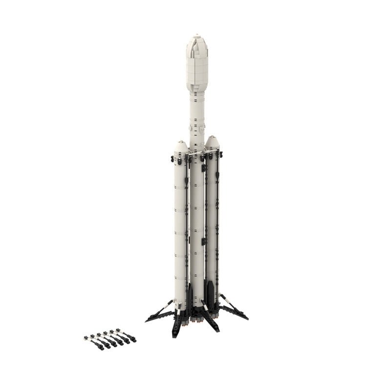 Gobricks MOC-75766 - Falcon Heavy Rocket | Power Blockz