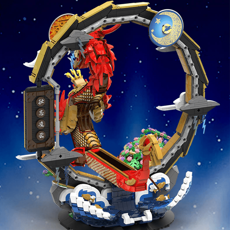 Happy Build YC-50004 - Long Teng Dragon Boat - vue 3 | Power Blockz