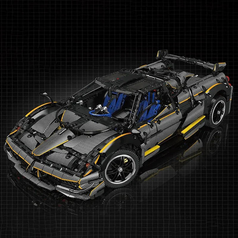 Mould King 13182 - Carbon-Fiber Italian Hypercar - vue 6 | Power Blockz