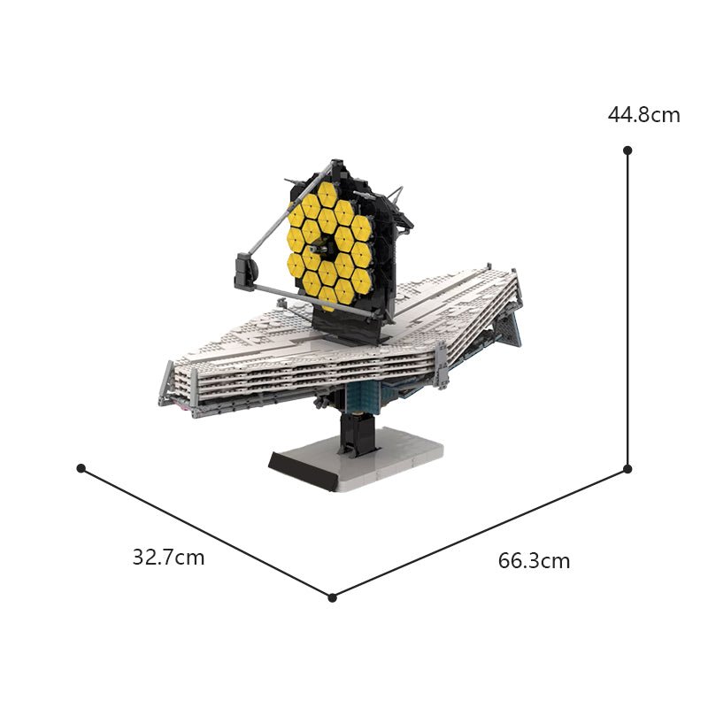 Gobricks MOC-77613 - Collectors Edition JWST James Webb Space Telescope - vue 14 | Power Blockz
