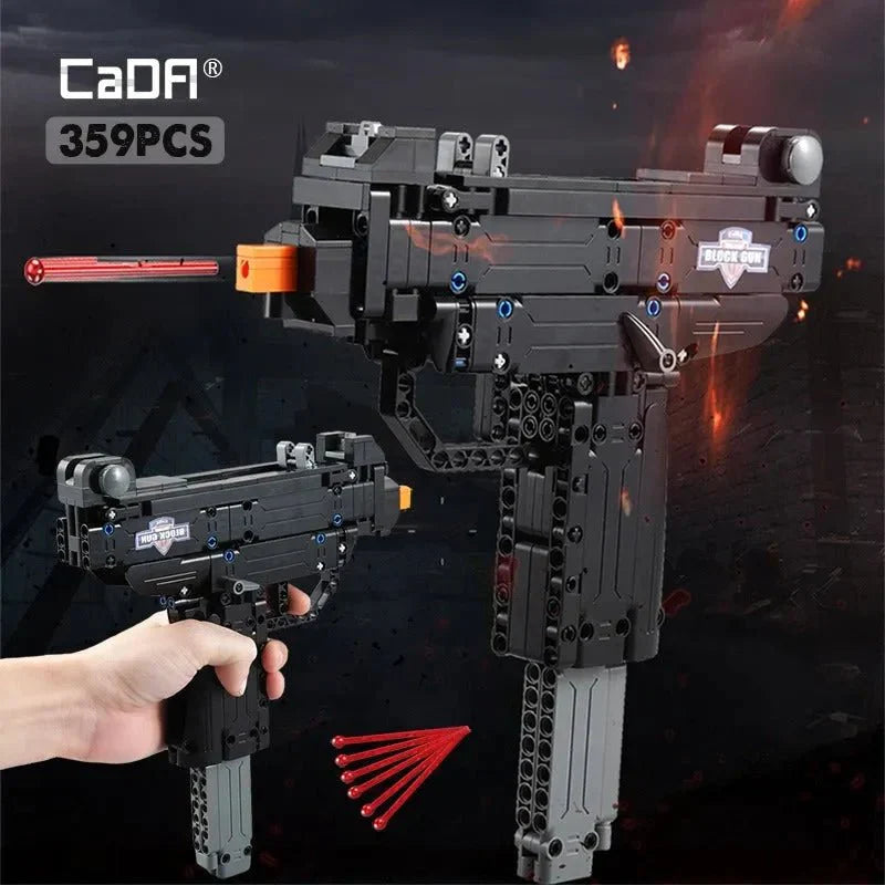 CaDa C81008W - Military UZI SMG - vue 8 | Power Blockz