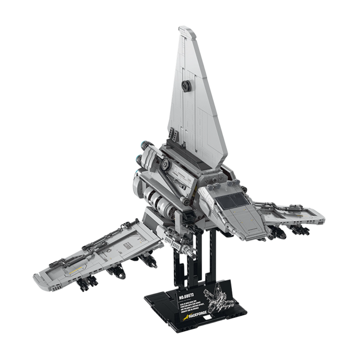 Delta Envoy command shuttle building blocks model - Power Blockz