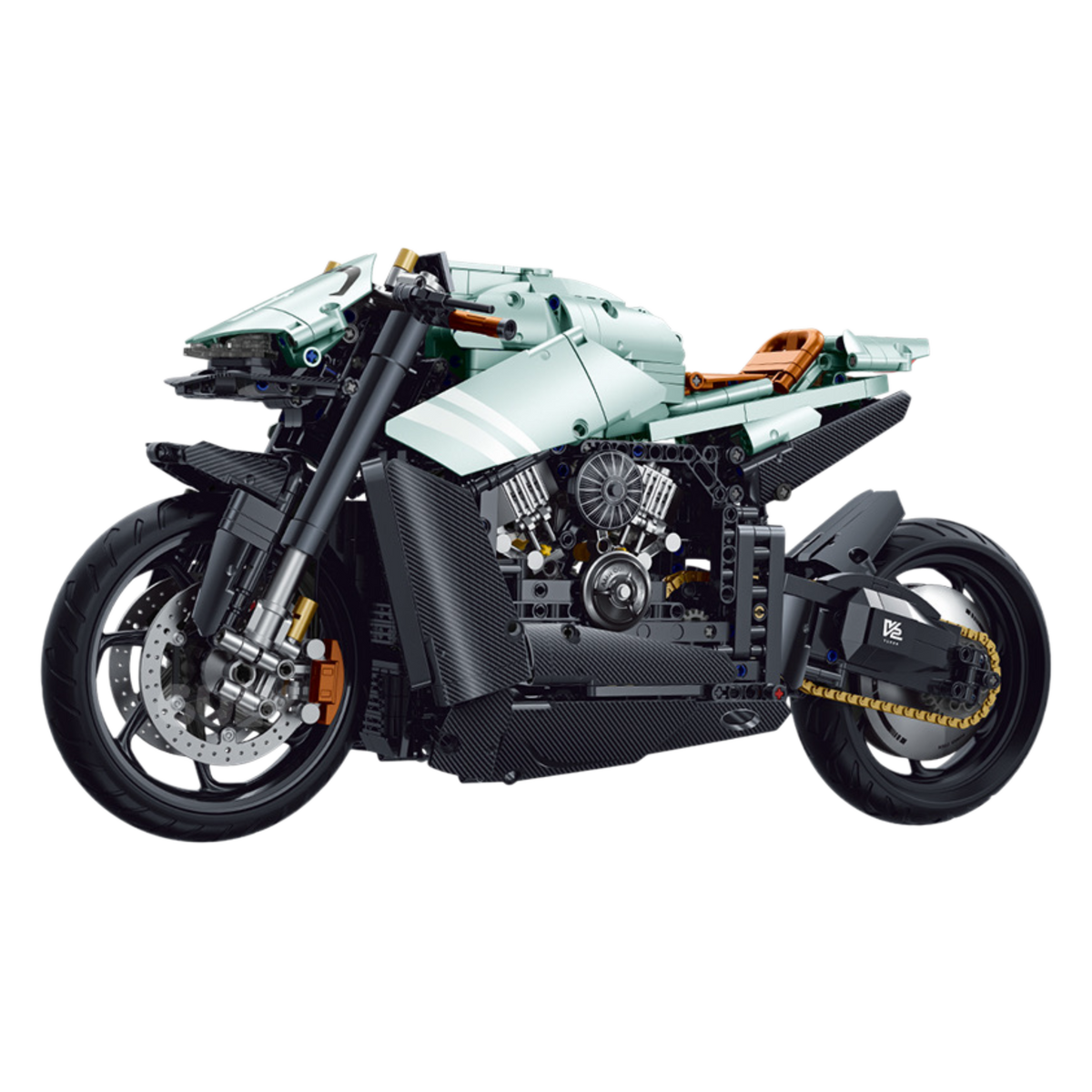 Ironpath grand touring motorcycle building blocks model - Power Blockz
