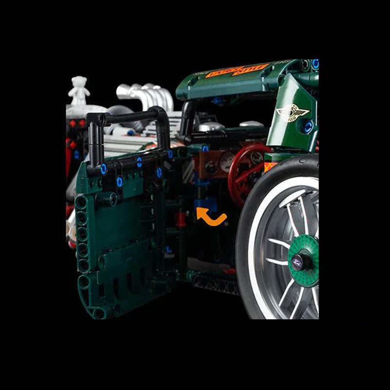 KBOX K10509 - Static Version - Classic Hot Rod Coupe - vue 2 | Power Blockz