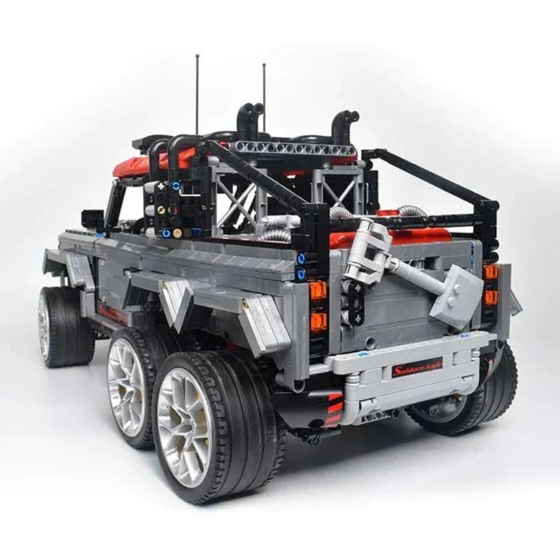 Qizhile 2301 - 6x6 Expedition Defender Off-Roader - vue 4 | Power Blockz