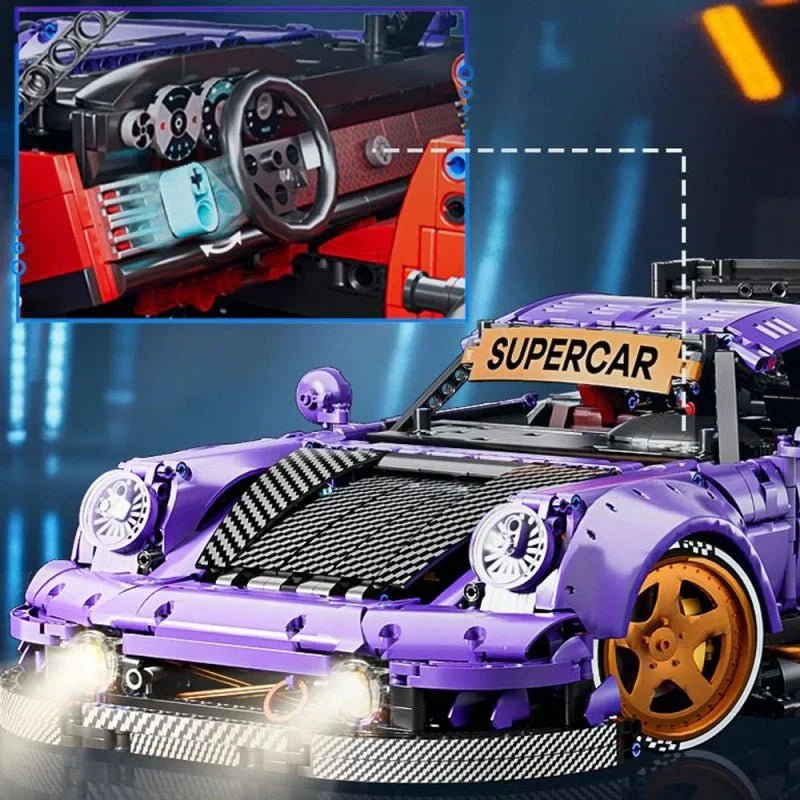 KBOX K-10544 - Static Version - Widebody 911 Retro Street Coupe - vue 6 | Power Blockz