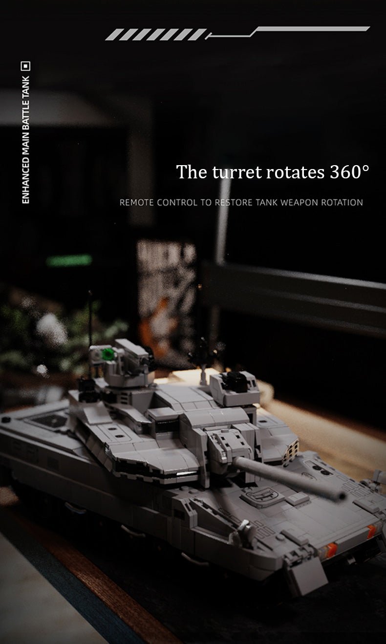 12GO 96002 - Enhanced Main Battle Tank - vue 9 | Power Blockz