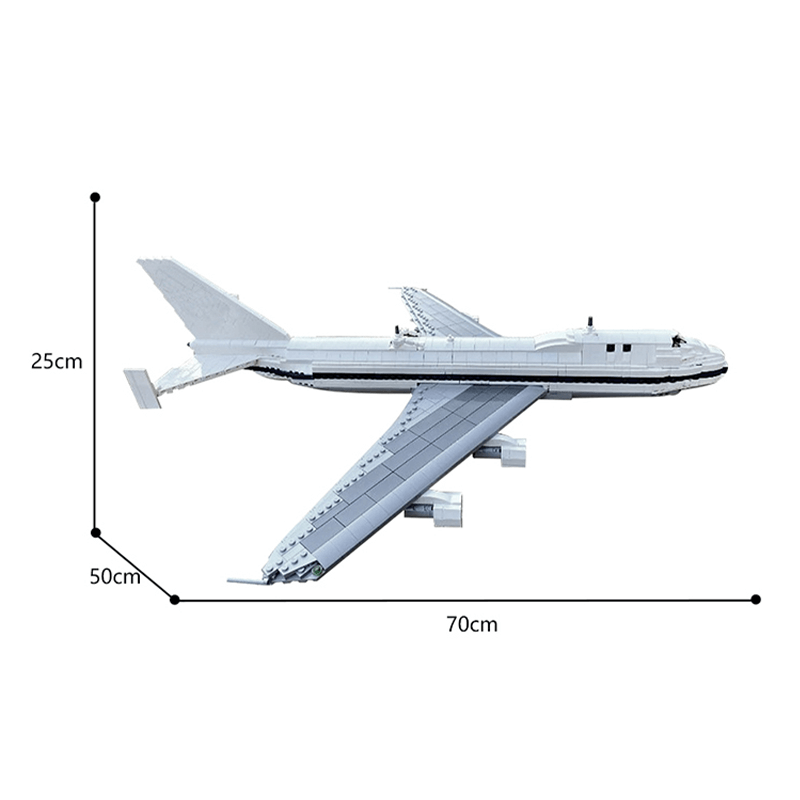 Gobricks MOC-135820 - Boeing 747-100 - vue 4 | Power Blockz