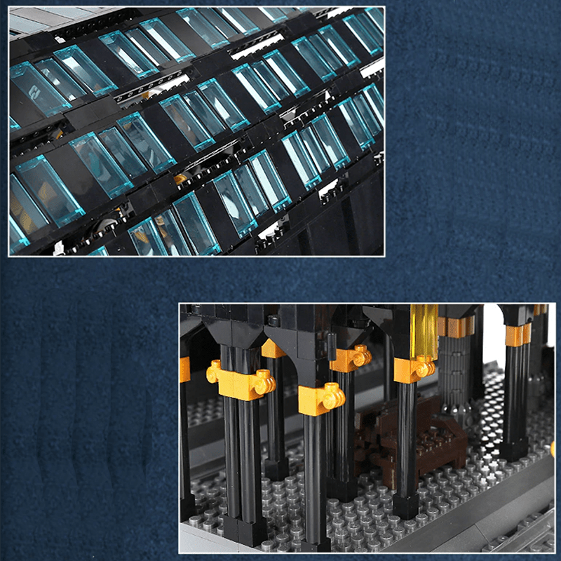 Mould King 12011 - Dual Train Station - vue 4 | Power Blockz