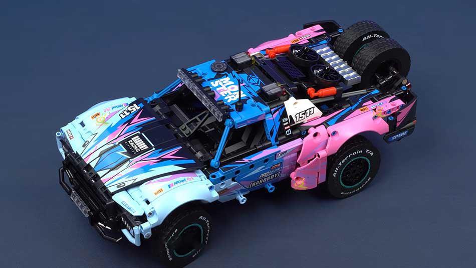 Sembo 715006 - Static Version - Baja Trophy 4x4 Truck - vue 5 | Power Blockz