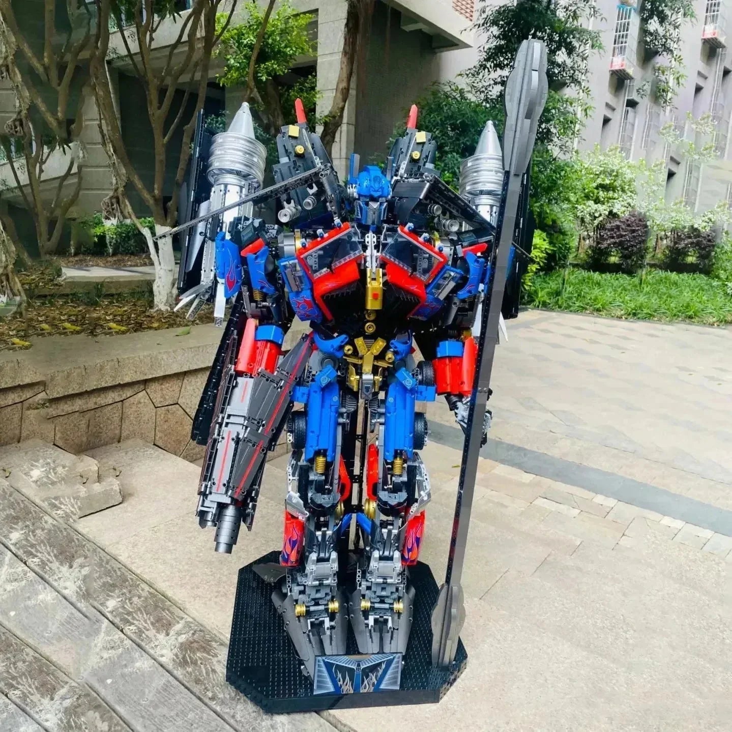 KBOX V5006 - DJ Rambo Man Mecha Transformer Robot - vue 7 | Power Blockz