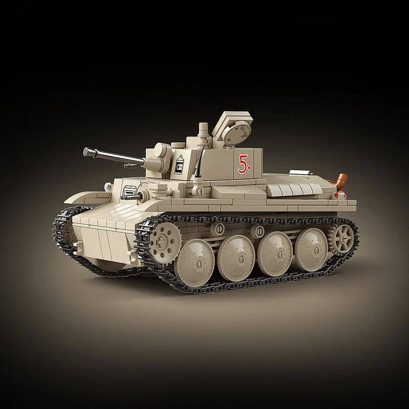 Quanguan 100285 - German 38-T Panzer - vue 5 | Power Blockz
