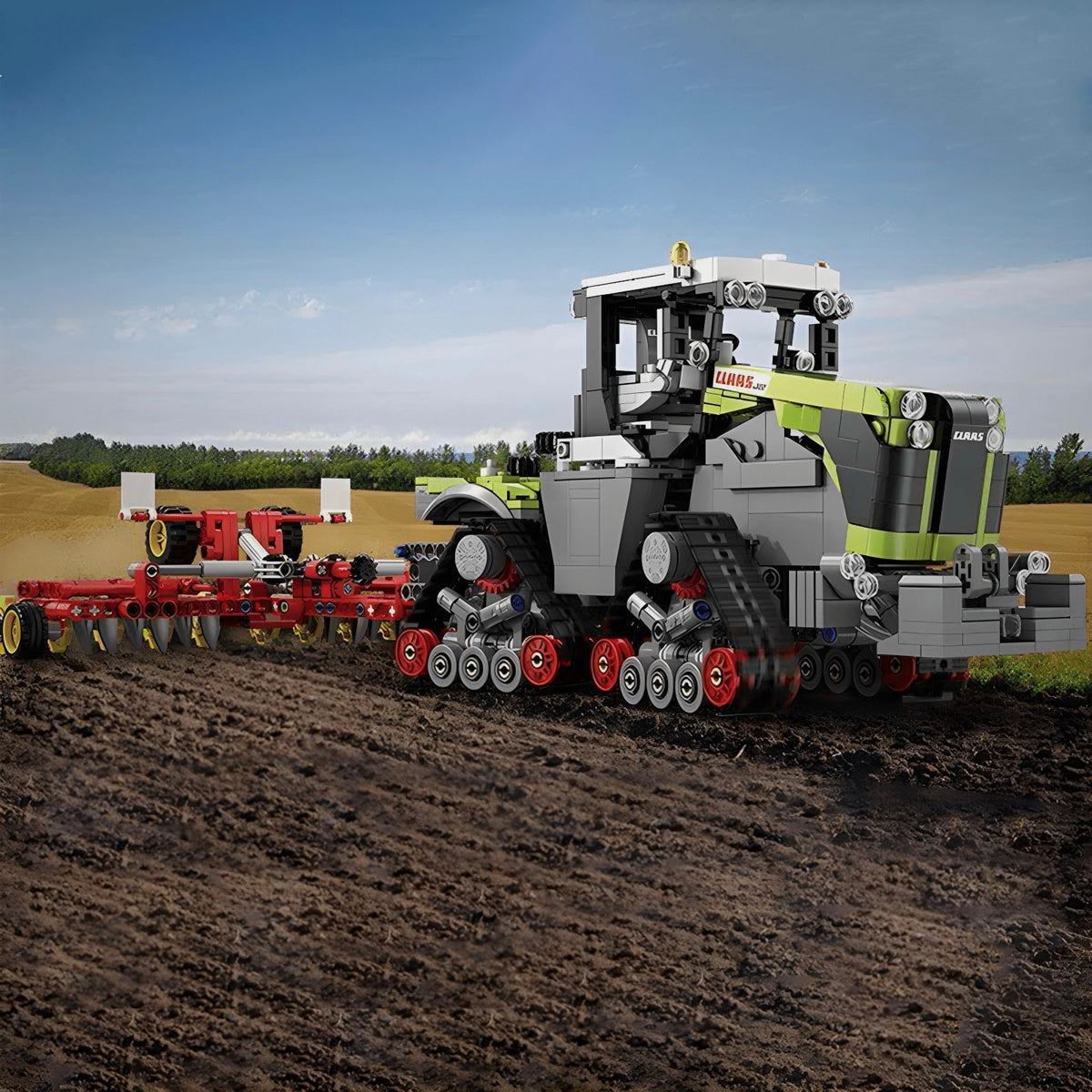 CaDA C65012W - Claas Xerion 5000 Trac TS - vue 5 | Power Blockz