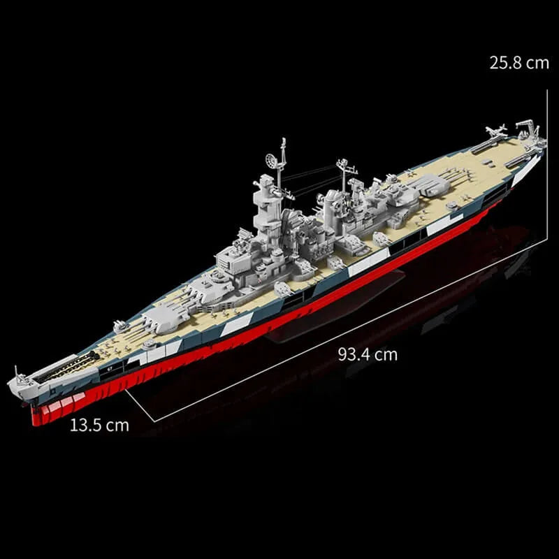 12GO 98009 - USS Montana Battleship - vue 14 | Power Blockz