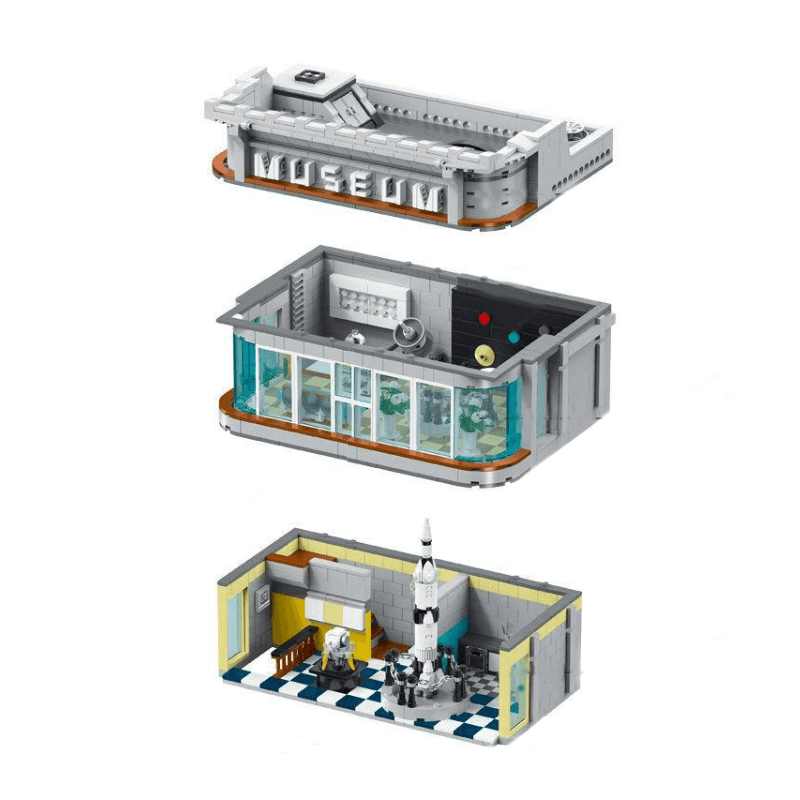 Mork 10206 - Science Museum - vue 7 | Power Blockz