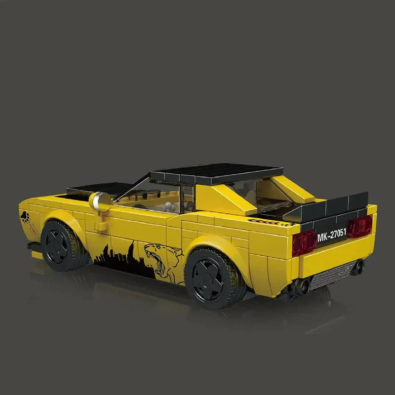 Mould King 27051 - Mini Retro Muscle Coupe - vue 3 | Power Blockz