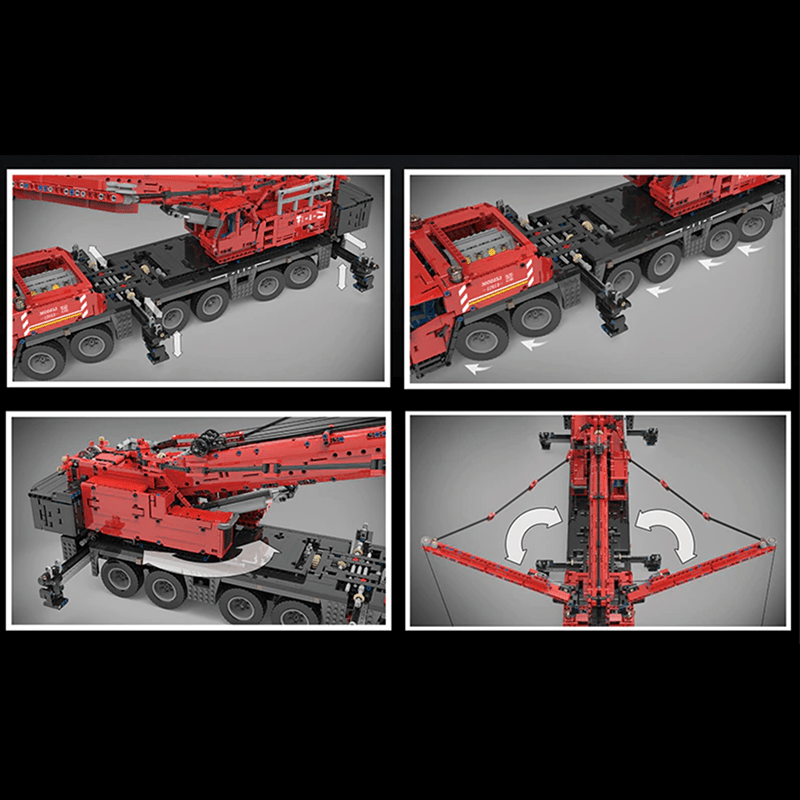 Mould King 17013 - RC Mobile Crane Truck - vue 4 | Power Blockz