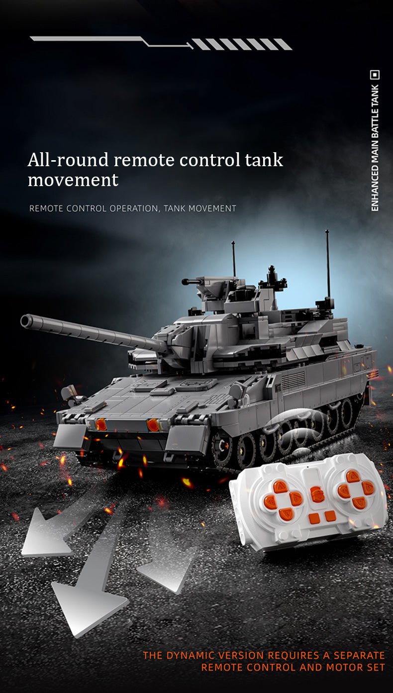 12GO 96002 - Enhanced Main Battle Tank - vue 10 | Power Blockz