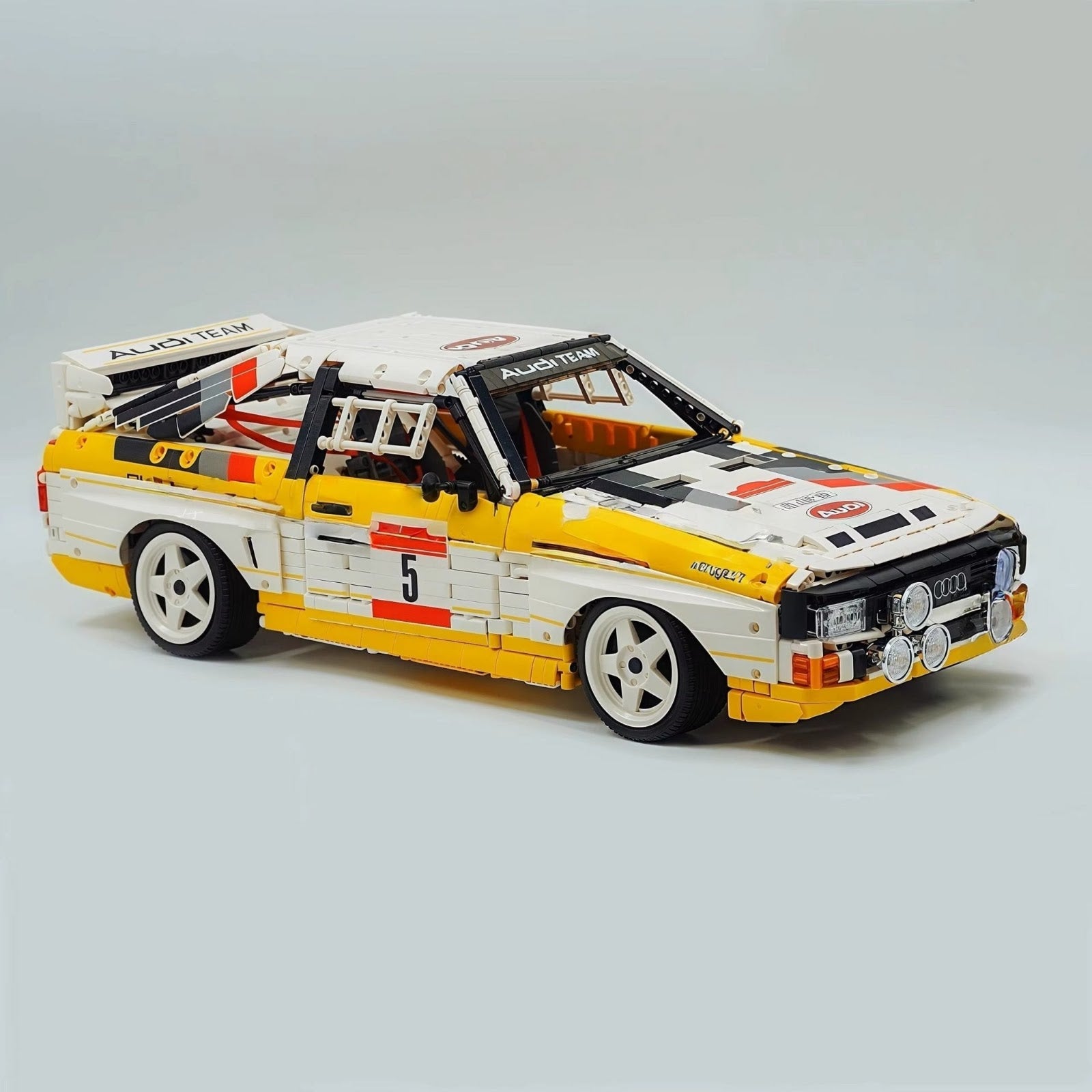 Happy Build YC-23043 - Static Version - Audi Rally Quattro Group B 1984 - vue 19 | Power Blockz