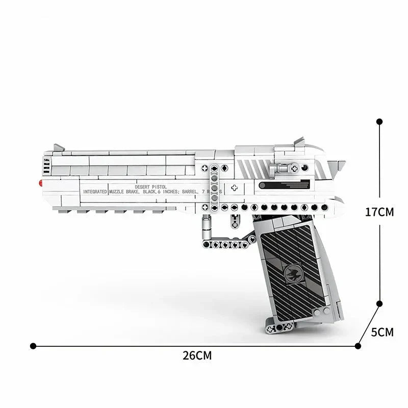Jiestar 92400 - Military Desert Eagle - vue 2 | Power Blockz