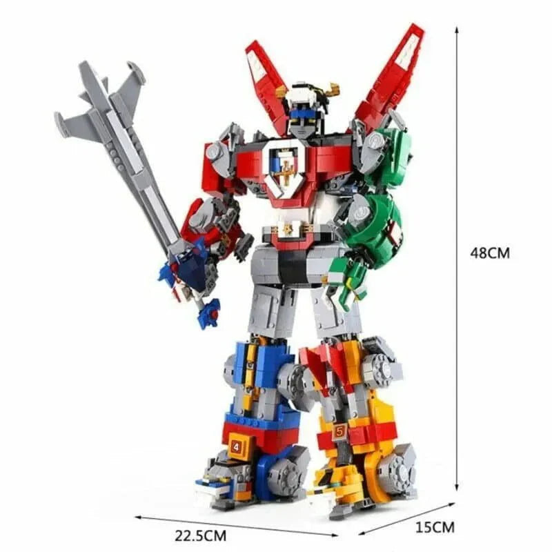 Power Brickz 21311 - Voltron Defender Transformed - vue 13 | Power Blockz