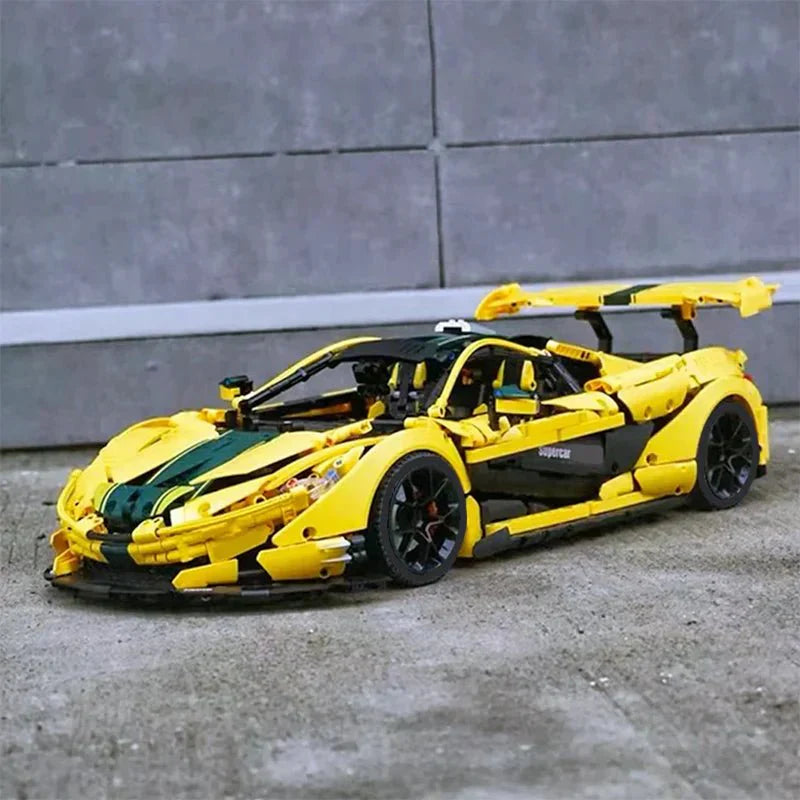 Jiestar 91101 - Track-Only Hypercar P1 GTR Yellow - vue 4 | Power Blockz