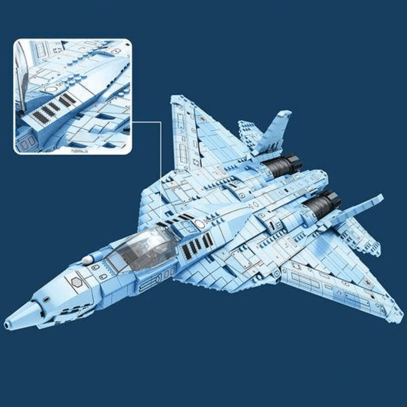 Reobrix 33030 - SU-57 Heavy Fighter - vue 4 | Power Blockz