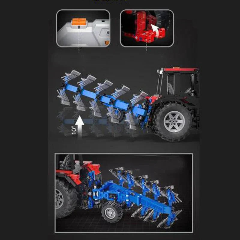 CaDa C61052W - RC Plowing Tractor - vue 3 | Power Blockz