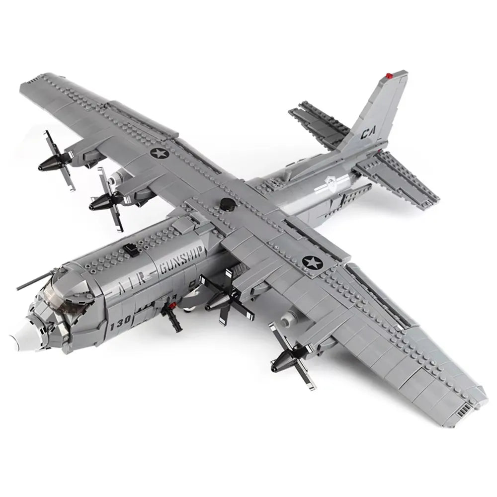 Xingbao XB-06023 - AC-130 Hercules Gunship Aircraft | Power Blockz
