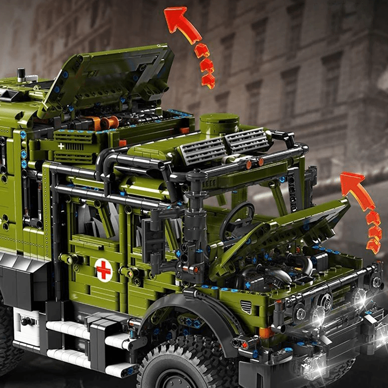 TGL T4023 - Armoured Military Ambulance - vue 12 | Power Blockz