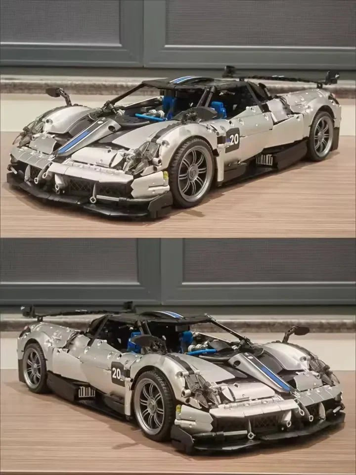 Rastar 97900 - Carbon Aero Huayra BC Hypercar - vue 8 | Power Blockz