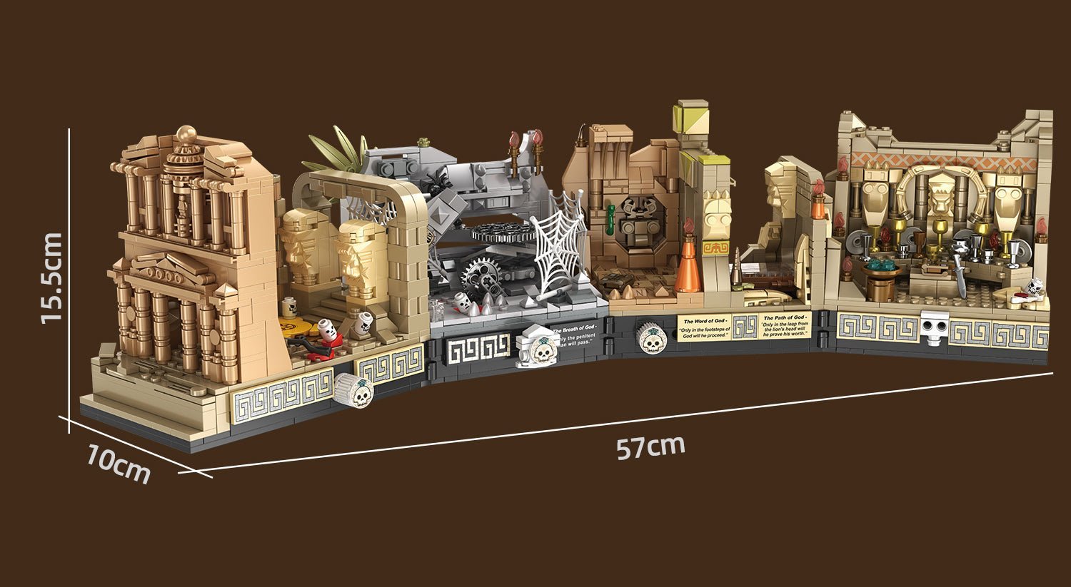 Tok Moc 66037 - Indiana Jones The temple of the Holy Grail - vue 5 | Power Blockz