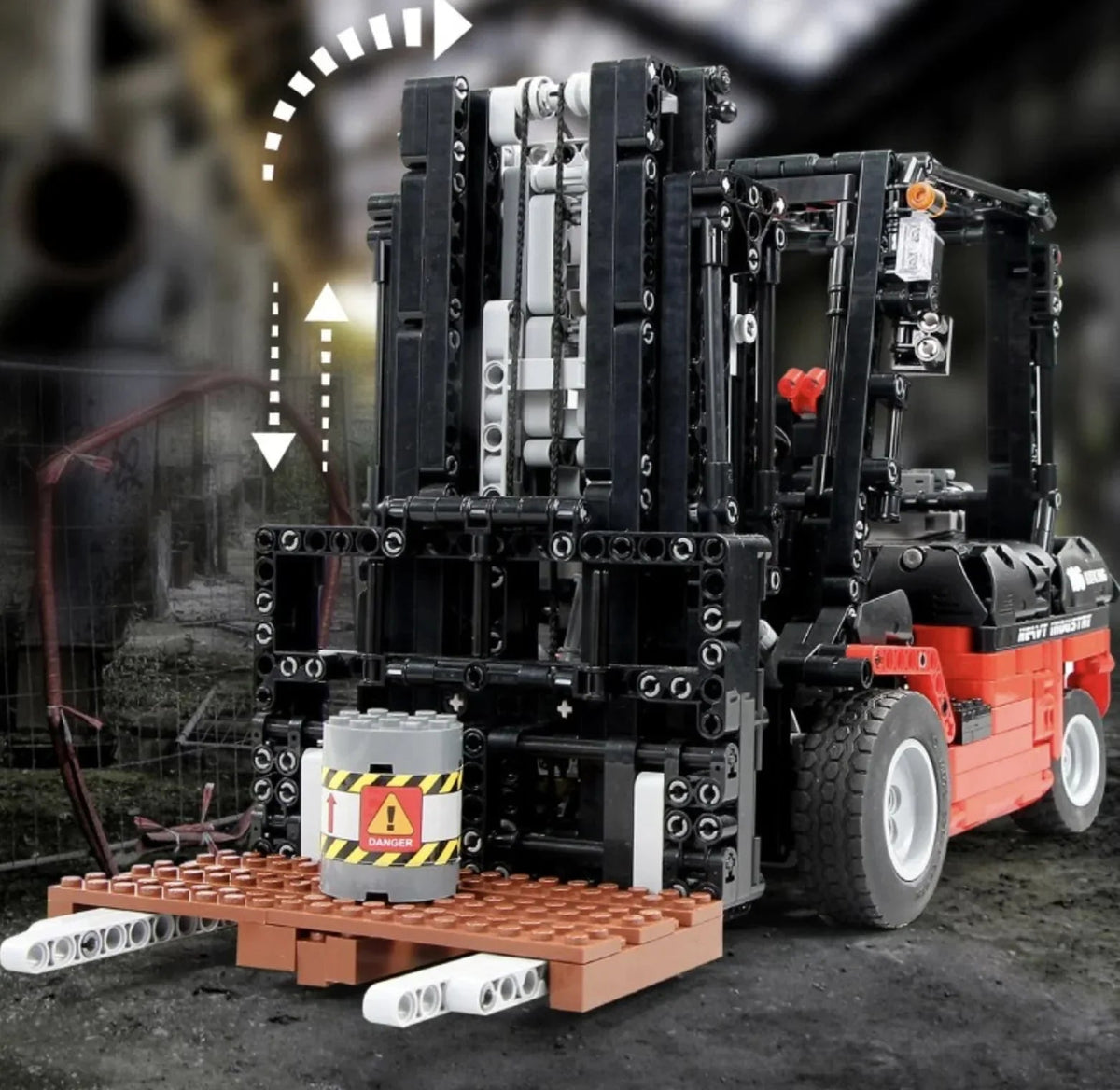 Wangzhi 9828 - RC Industrial Forklift - vue 10 | Power Blockz