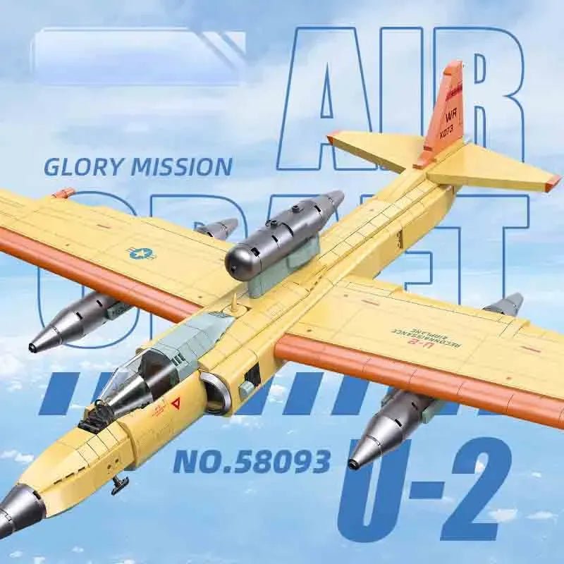 Jiestar JS-58093 - U2 Reconnaissance Aircraft - vue 2 | Power Blockz