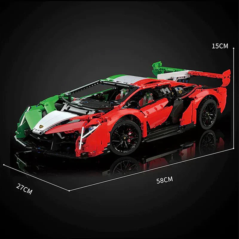 KBOX 10222 - V12 Veneno Tricolore Blade Hypercar - vue 8 | Power Blockz