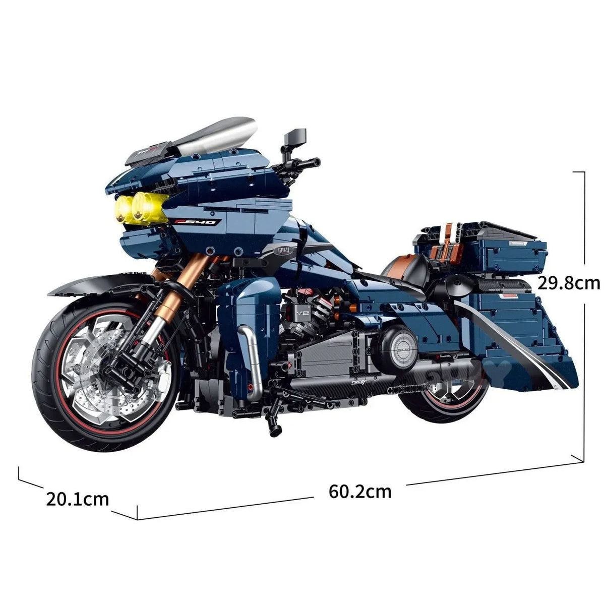 GULY 60540 - Harley Highway Road Glide Dual-Light - vue 7 | Power Blockz