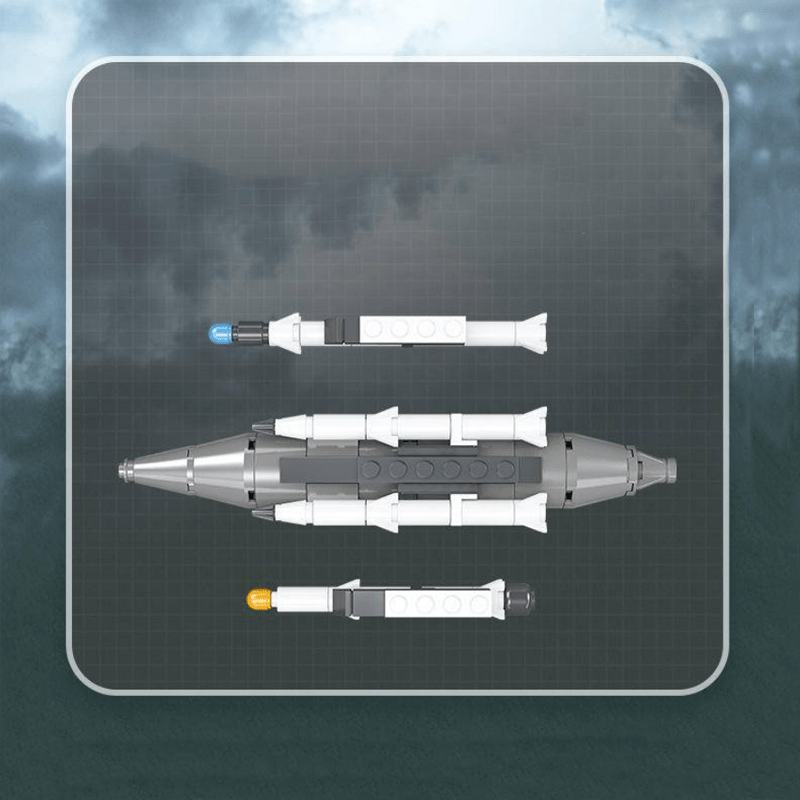 Jiestar 61051 - J-31 Stealth Fighter - vue 4 | Power Blockz