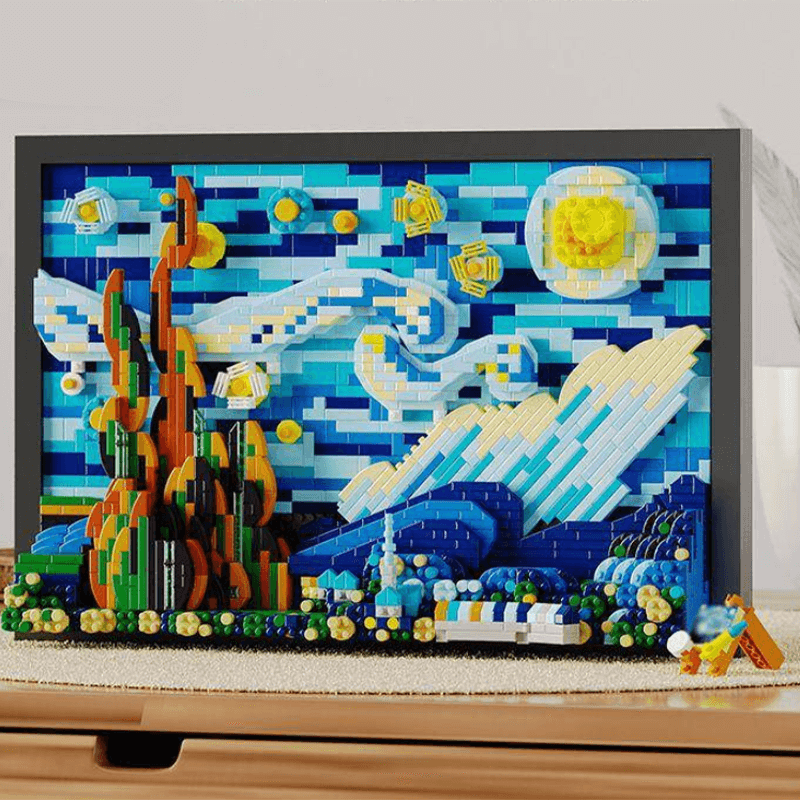 J-AREA DME001 - Van Gogh's Starry Night - vue 5 | Power Blockz