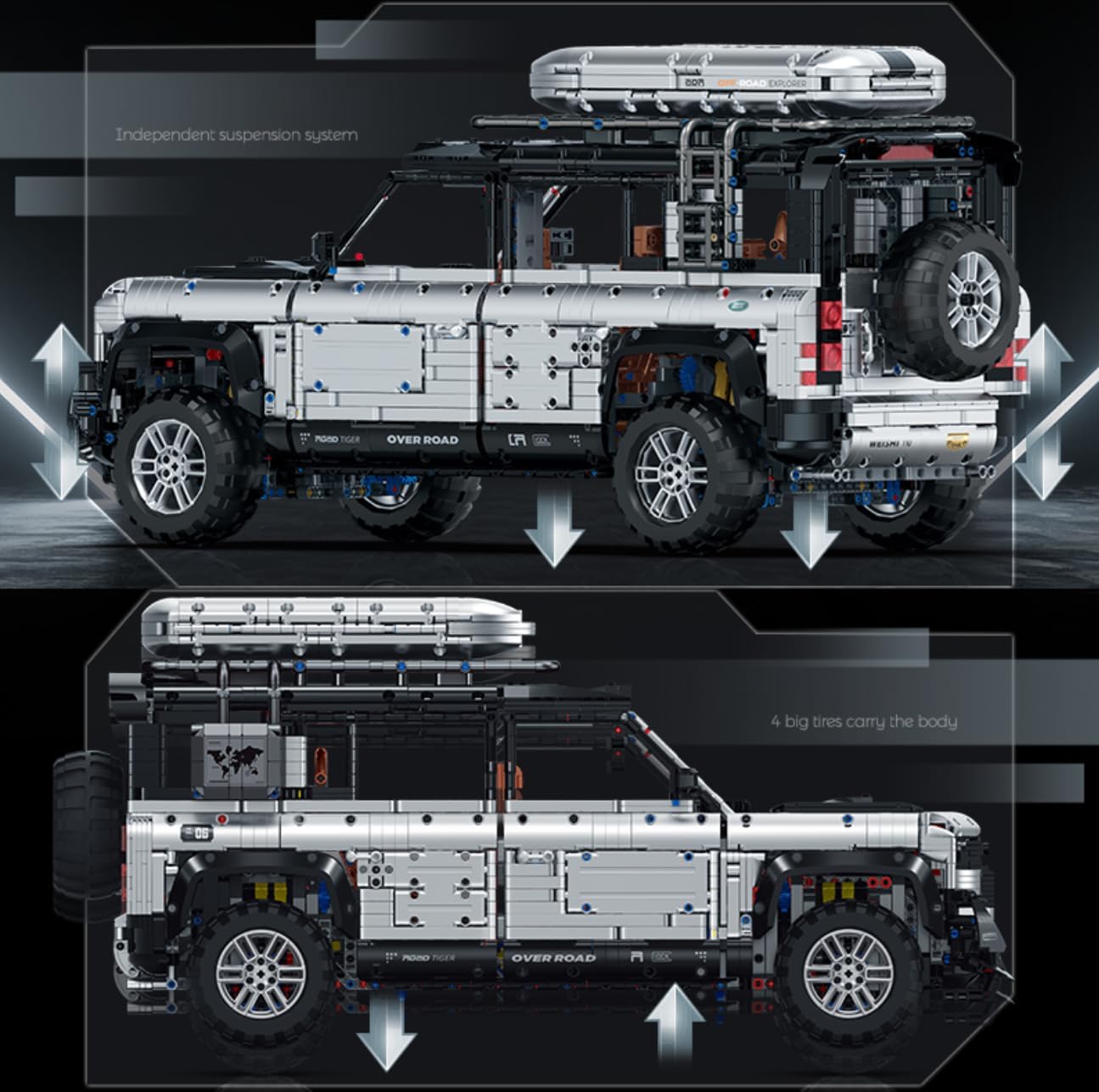 Guly 10620 - Static Version - Defender 110 Expedition 4x4 Utility - vue 3 | Power Blockz