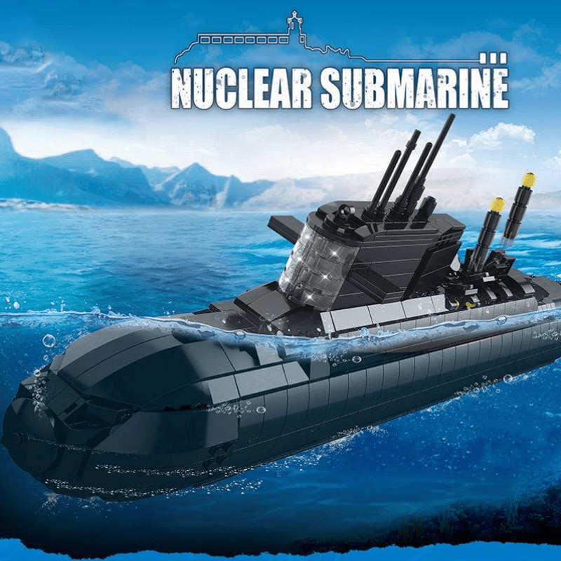 Sluban M38-B0703 - Nuclear Submarine - vue 2 | Power Blockz