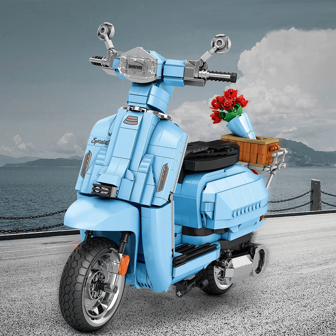 Reobrix 11036 - Orange - Lambretta V200 Special - vue 4 | Power Blockz