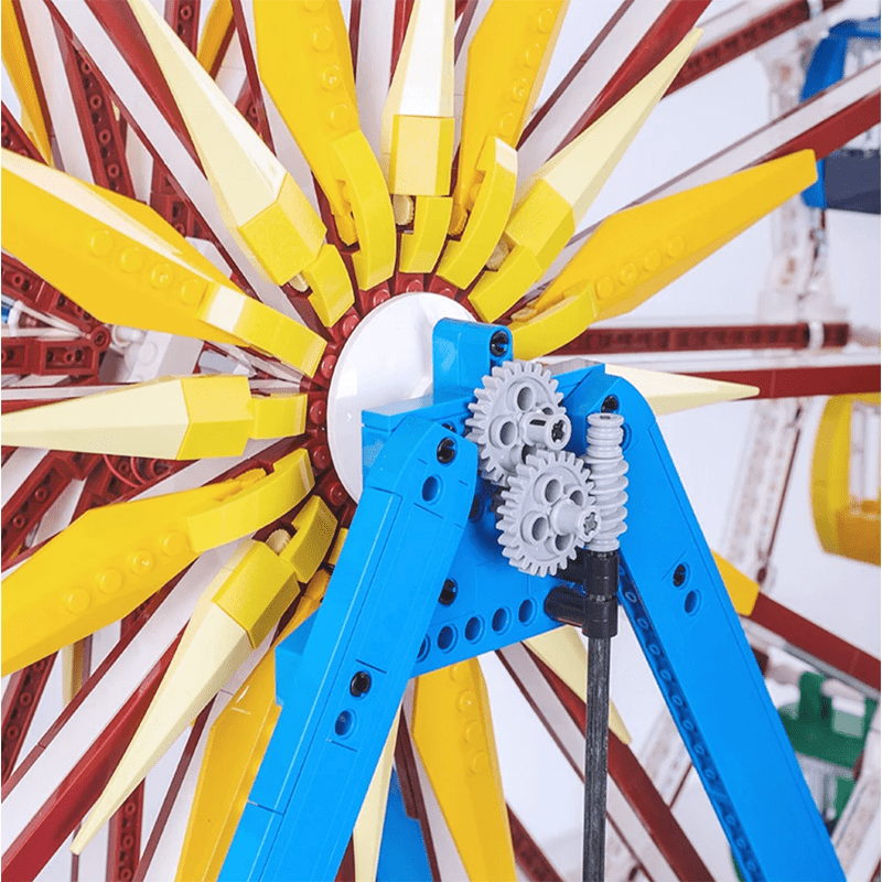 Mould King 11006 - Motorised Ferris Wheel - vue 8 | Power Blockz