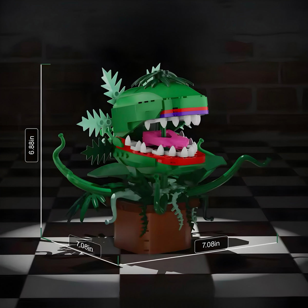 Carnivorous Audrey II Plant - vue 3 | Power Blockz