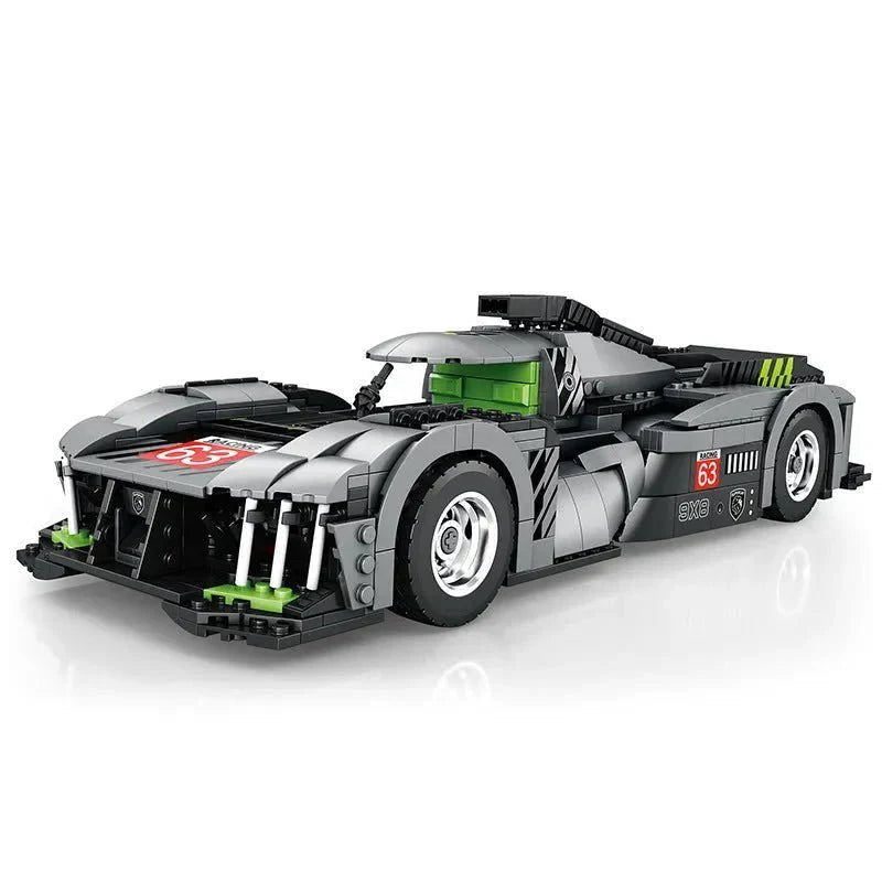 Reobrix 11031 - Wingless Hybrid 9x8 Le Mans Racer | Power Blockz