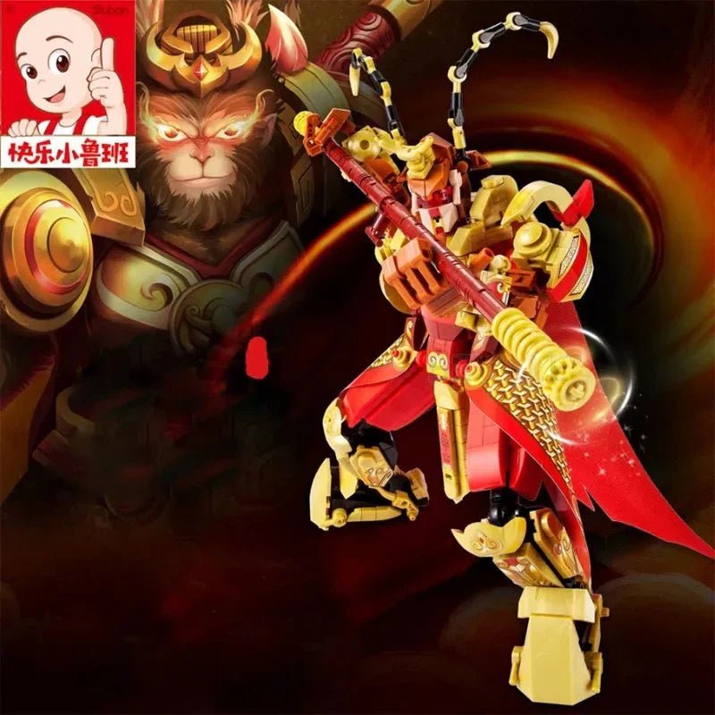 Transformers Monkey King Warrior Mecha | 615pcs - Transformers Monkey King Warrior Mecha - vue 3 | Power Blockz